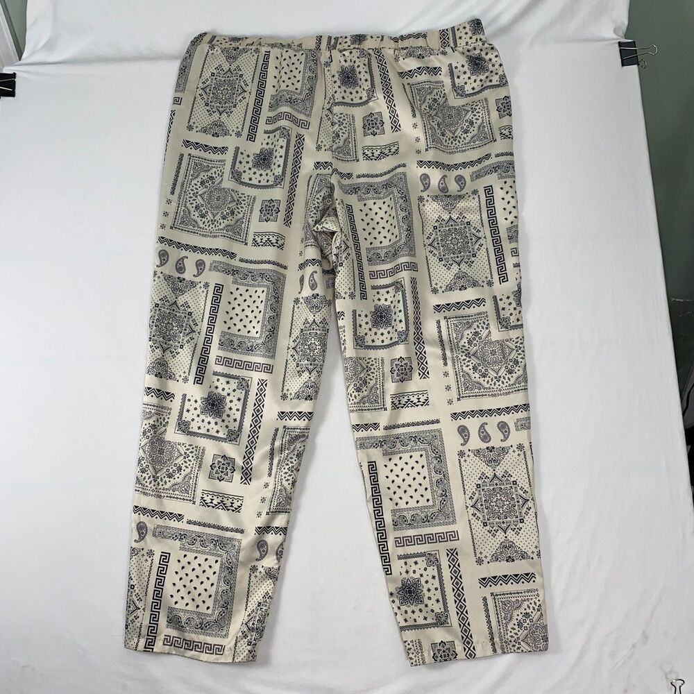 Dogg Supply Snoop Satin Wide Leg Lounge Pants Pull On Pockets Mens 3XL - Picture 3 of 12